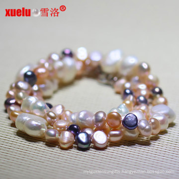 Latest Design Big Baroque Freshwate Pearl Necklace Jewelry